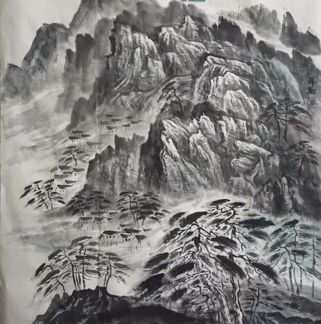 鲁世锋《凤凰山风景》68x68.jpg