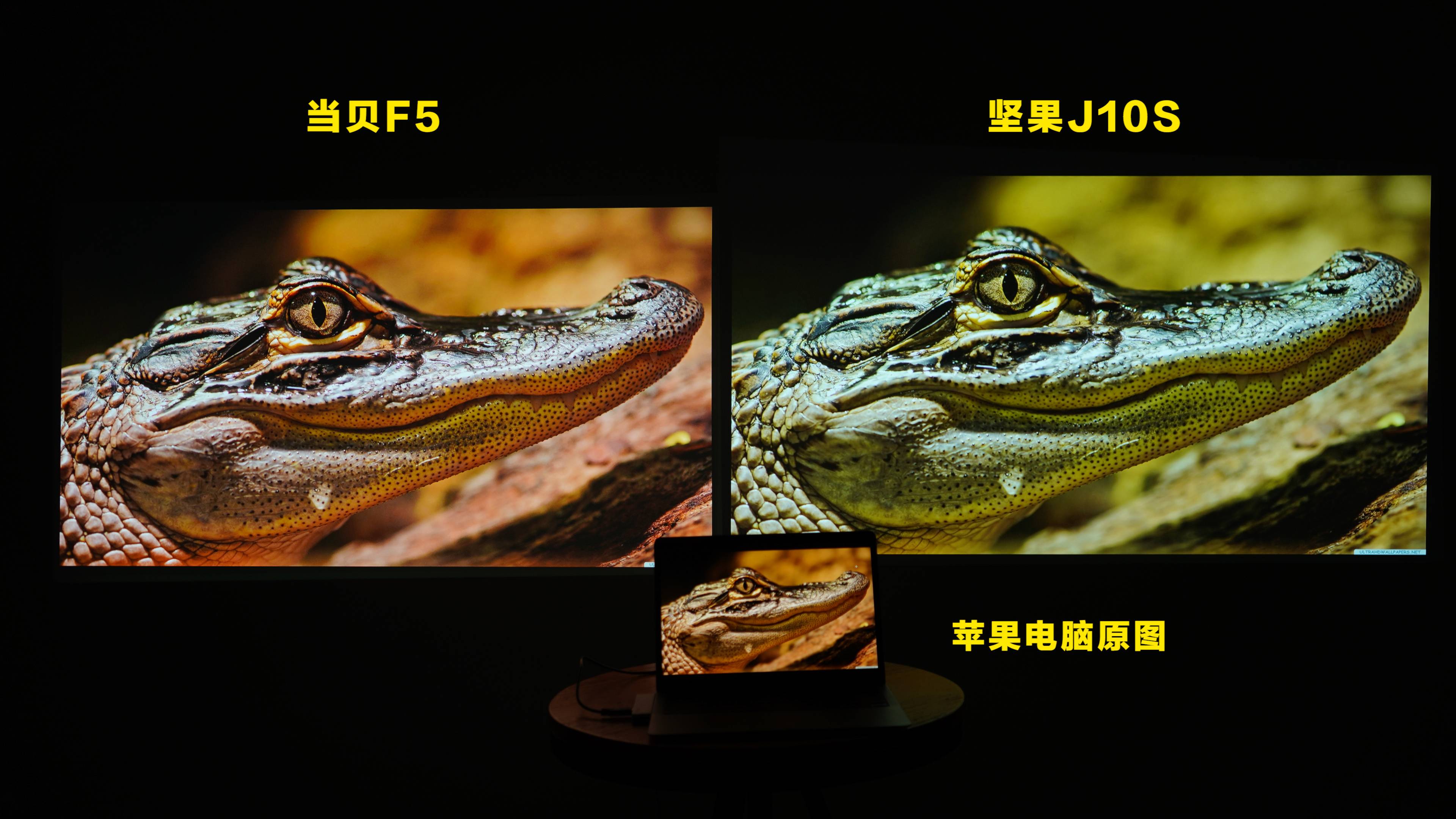 同时发布新品的当贝F5和坚果J10S，谁的画质更好？