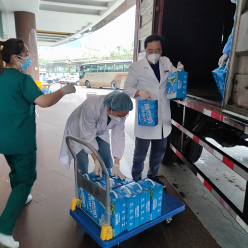 合力抗击疫情 维他奶为上海奋战一线捐赠营养品
