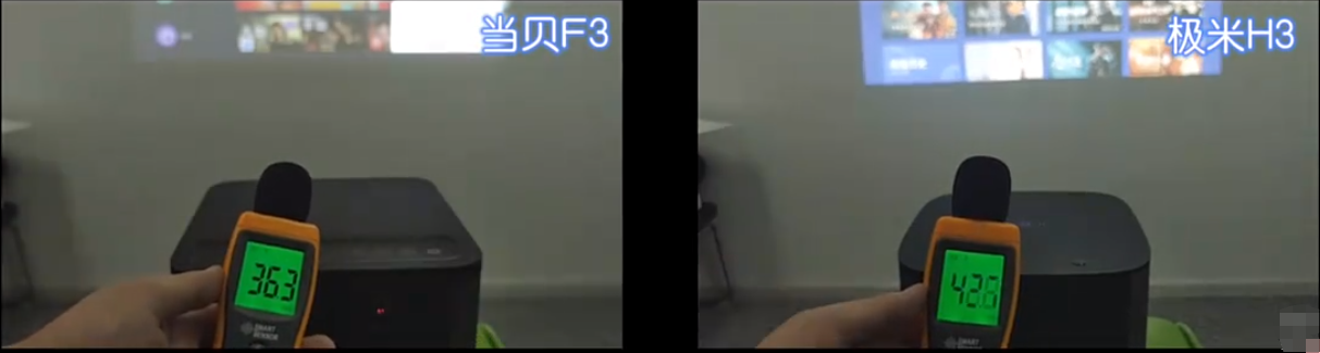 五千元旗舰投影仪对比体验，当贝F3对比极米H3实测