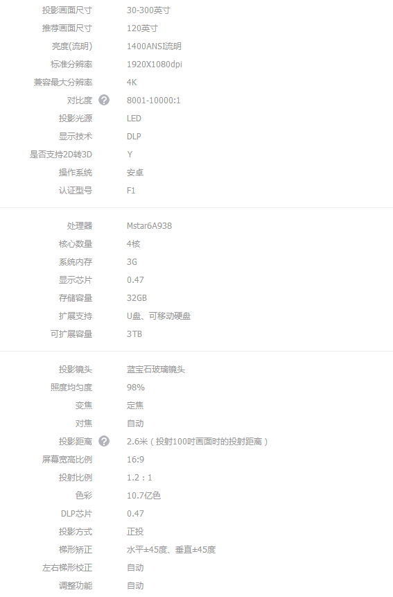 峰米米家投影仪smart对比当贝投影仪f1,哪款更值得买?