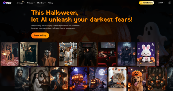 海报视频一键出!iMini AI万圣节专题上线,AI图视一体